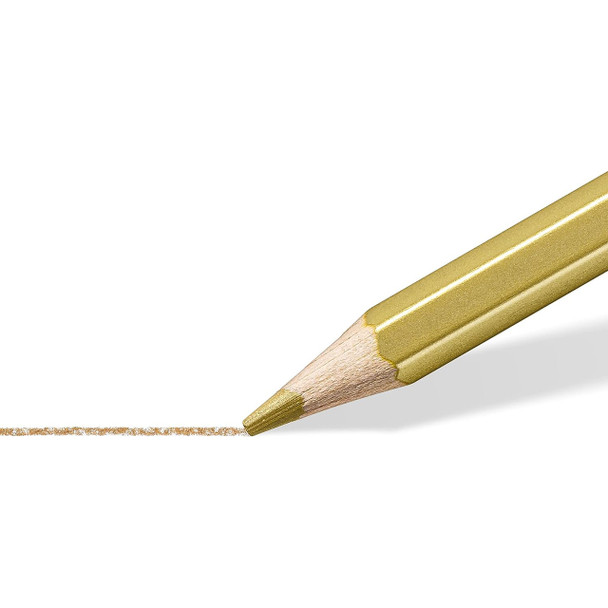 Staedtler 146M Design Journey Metallic Coloured Pencils Tin of 12 | Mega Office Supplies Staedtler 146M Design Journey Metallic Coloured Pencils Tin of 12 | Mega Office Supplies