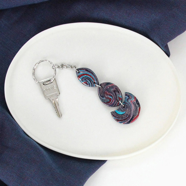 Galaxy Fimo Purple Effect