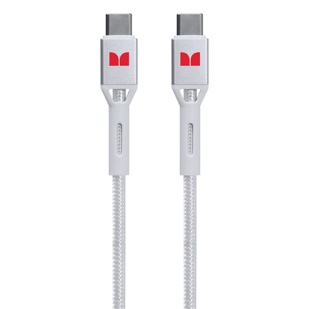 Monster USB-C to USB-C Braided Cable 1.2m White