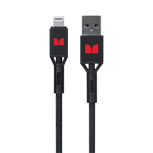 Monster Lightning to USB-A Braided Cable 1.2m Black