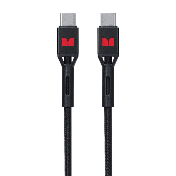Monster USB-C to USB-C Braided Cable 2m Black