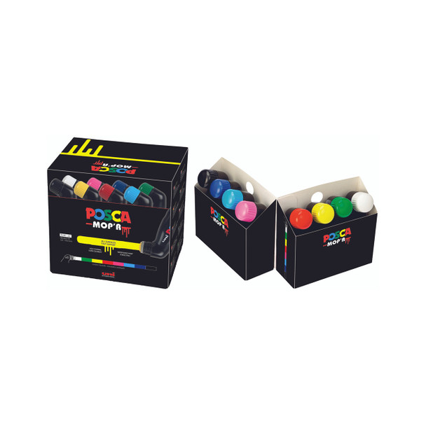 Posca PCM-22 MopR Marker Pen Round Tip Assorted Pack of 8