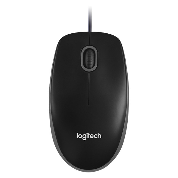 Logitech B100 USB Wired Mouse Black