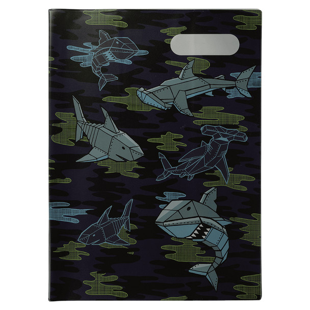 Spencil Robo Shark 1 Scrapbook Cover Pack of 6