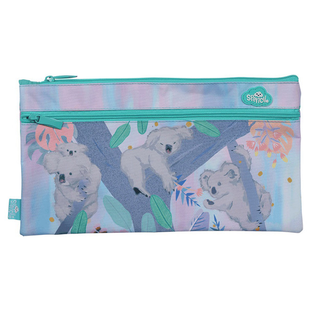 Spencil Koala Daydream Twin Zip Pencil Case