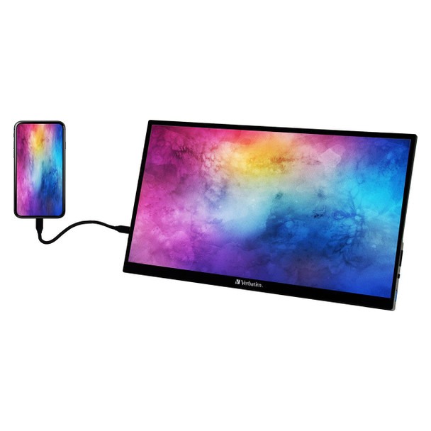 Verbatim Touchscreen Monitor 15.6" Full HD Portable | Mega Office Supplies