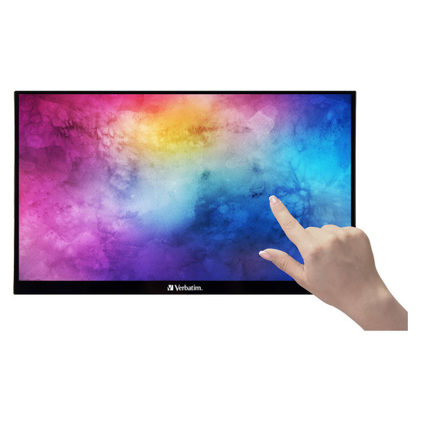 Verbatim Full HD Portable Touchscreen Monitor 15.6" | Mega Office Supplies