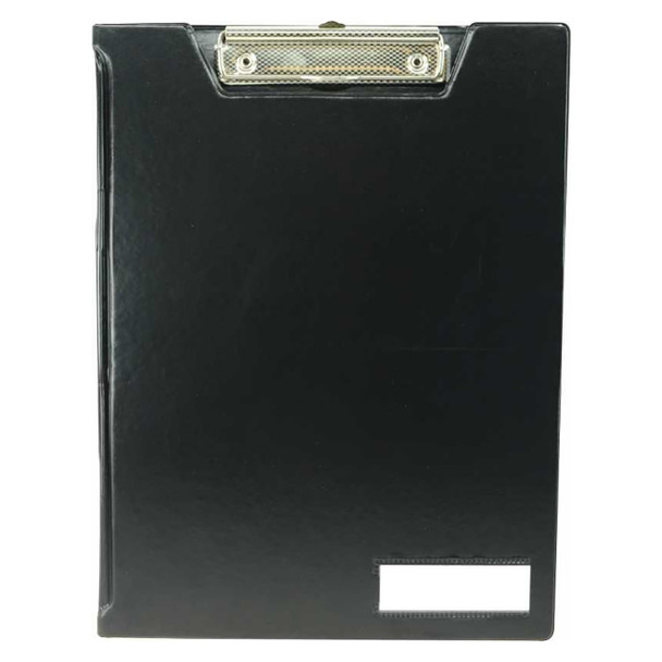 Osmer A4 Clip Folder 32 x 24.2cm Black | Mega Office Supplies