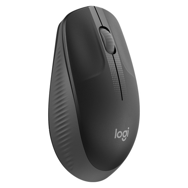 Logitech Full-Size Wireless Mouse Charcoal M190