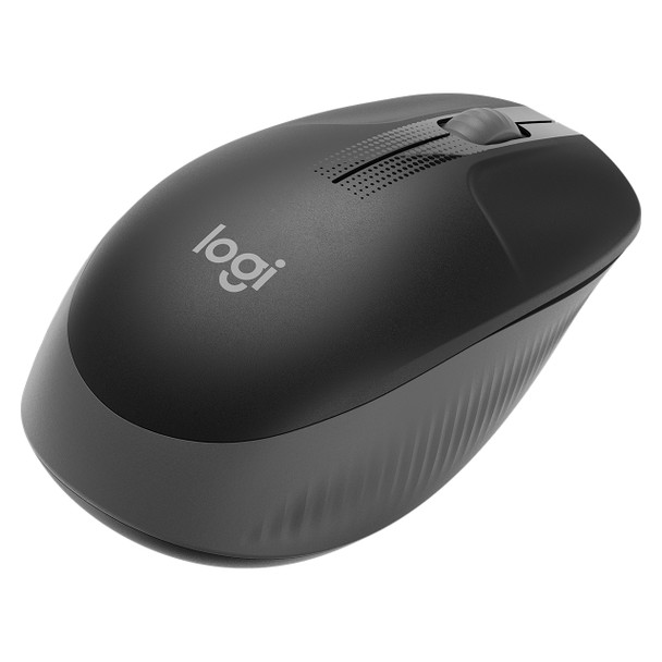 Logitech Charcoal M190 Full-Size Wireless Mouse