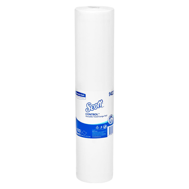 Scott Large Roll White 100 Sheets, Carton of 8 Rolls Control Versatile Towel | Mega Office Supplies