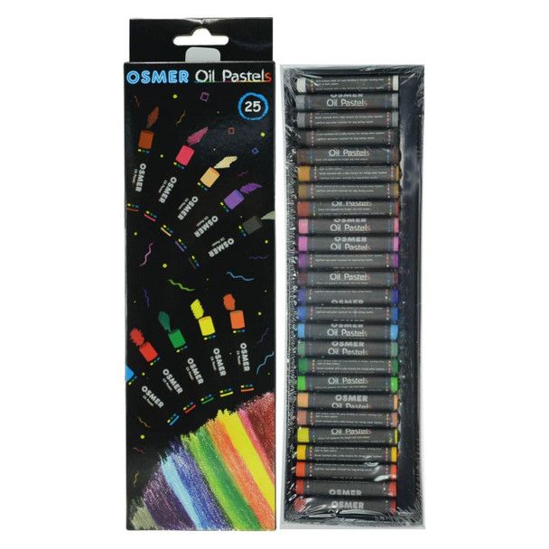 Osmer Oil Pastels 8mm 25 Assorted Colours | Mega Office Supplies Osmer Oil Pastels 8mm 25 Assorted Colours | Mega Office Supplies