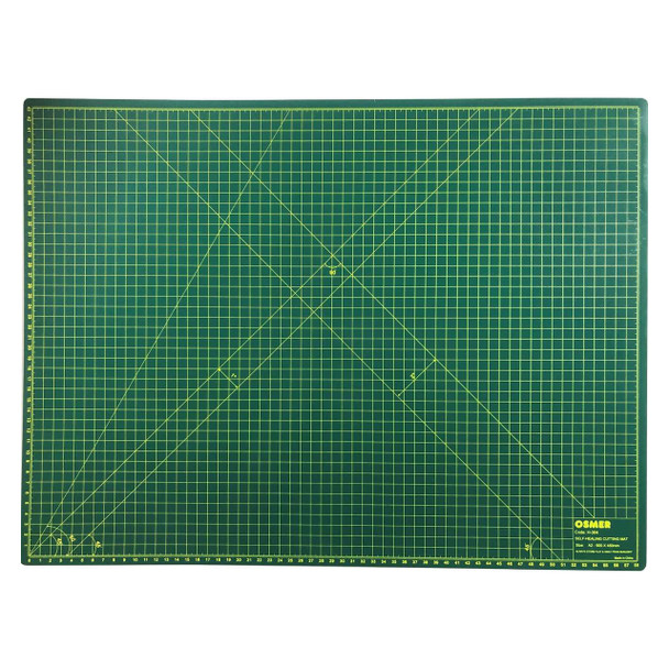 Osmer Cutting Mat A2 Self Heal 60cm x 45cm Green | Mega Office Supplies