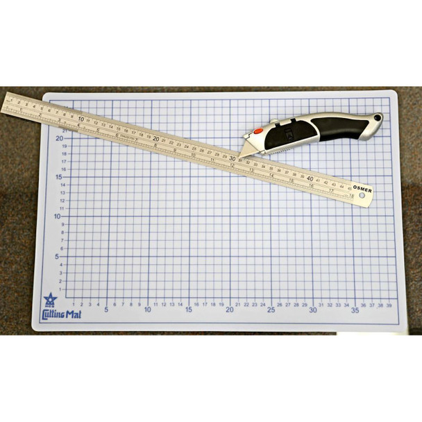 Osmer Cutting Mat A3 Translucent 45 x 30cm White