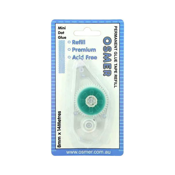 Osmer Refill Mini Dot Glue Tape Pack of 12 | Mega Office Supplies