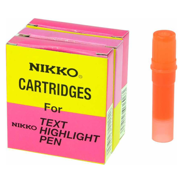 Nikko Highlighter Refill Orange Pack of 5