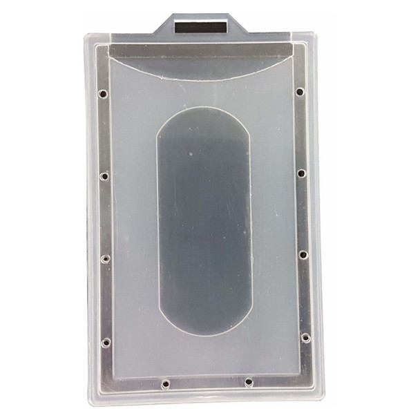 Osmer Hard ID Card Holder Portrait Clear Box of 20