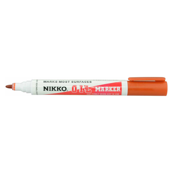 Nikko Permanent Oil Marker Bullet Tip Assorted Box of 12