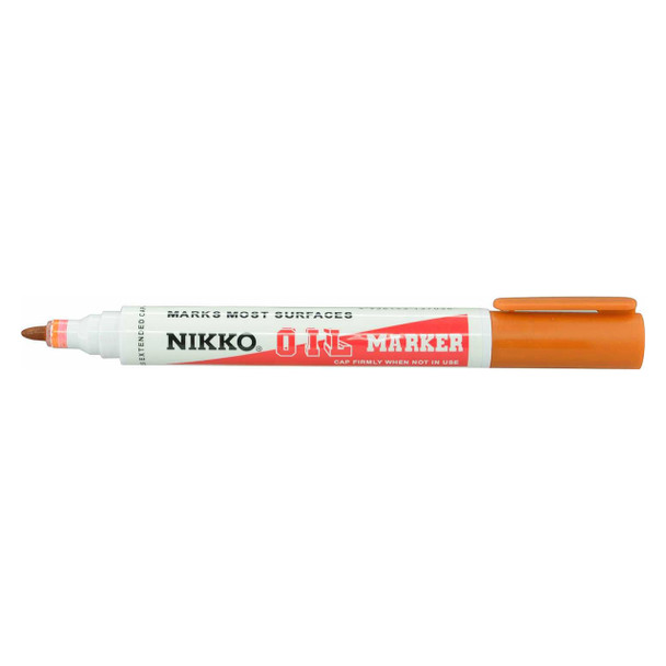 Nikko Bullet Tip Assorted Permanent Oil Marker Box of 12