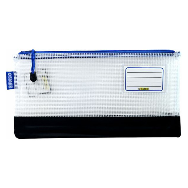 Osmer Mesh Case Clear with Reinforced Bottom 34cm x 17.5cm Pack of 12 | Mega Office Supplies