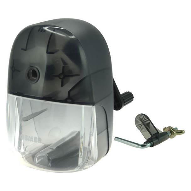 Osmer 1 Hole Pencil Sharpener Translucent Grey