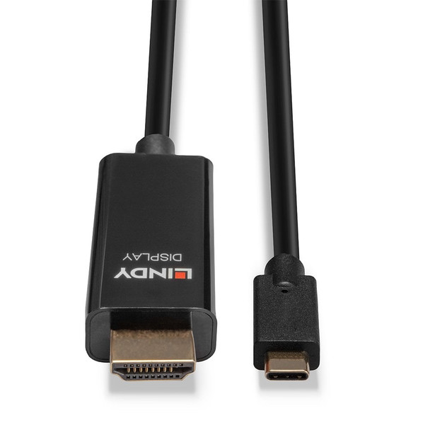 Lindy USB Type C to HDMI 4K60 Adapter Cable with HDR 5m