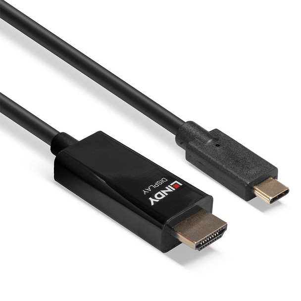 USB Type C to HDMI 4K60 Adapter Cable with HDR Lindy 10m 