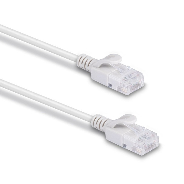 Lindy 0.3m CAT6A U/UTP Ultra Slim Network Cable, Grey | Mega Office Supplies