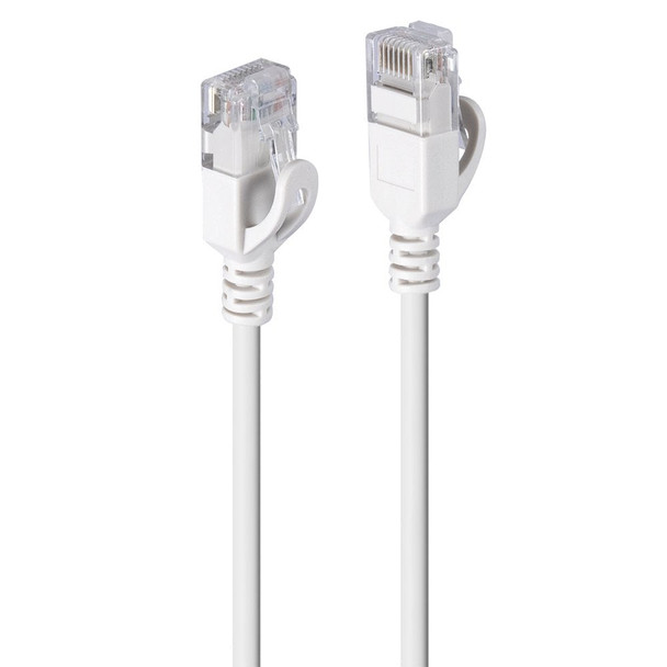 Lindy 0.5m CAT6A U/UTP Ultra Slim Network Cable, Grey | Mega Office Supplies