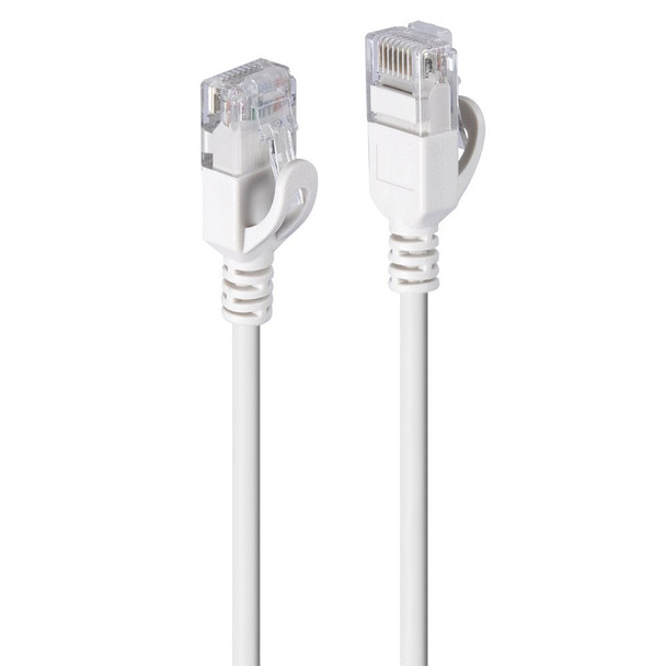 Lindy 3m CAT6A U/UTP Ultra Slim Network Cable, Grey | Mega Office Supplies