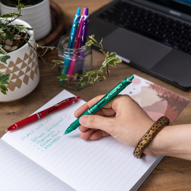 Pilot Acroball Retractable Ballpoint Pen Medium Orange BegreeN Box of 10