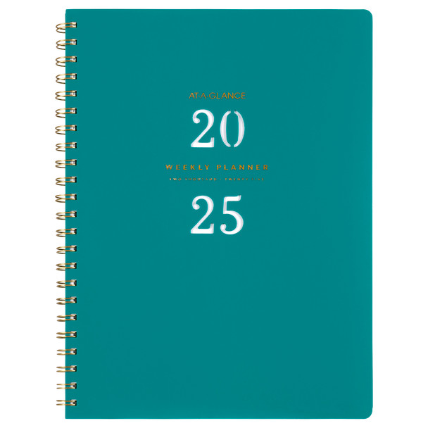 At-A-Glance Signature Lite Focus Weekly/Monthly Planner A4 Teal 2025 | Mega Office Supplies