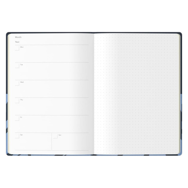 Jumble & Co Diary Method and Magic A5 Yellow Undated Week to View | Mega Office Supplies