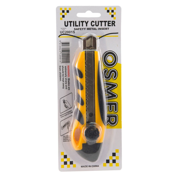 Osmer Utility Cutter Safety Metal Insert with Screw Lock | Mega Office Supplies