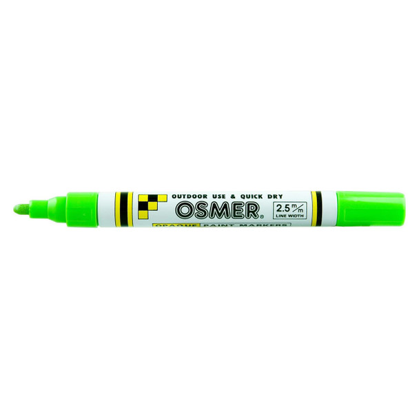 Osmer Light Green Opaque Paint Marker Broad Tip Box of 12