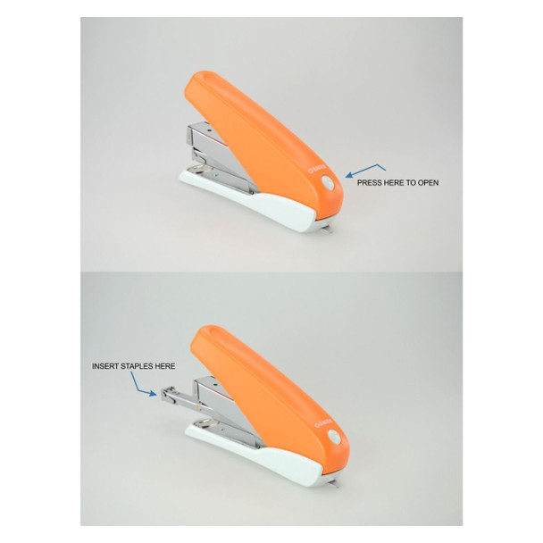 Osmer 3 Assorted Colours Staple-Pro Power Full Strip 26/6 and 24/6 Stapler | Mega Office Supplies