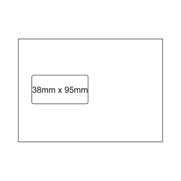 Candida Secretive Banker Lick and Stick C5 162x229mm DPID Window Face Box of 500 | Mega Office Supplies