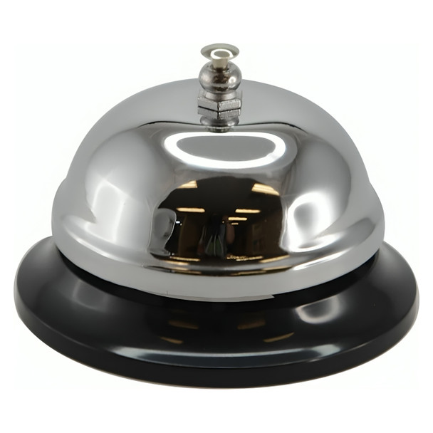 Osmer Call Bell Metal with Black Base