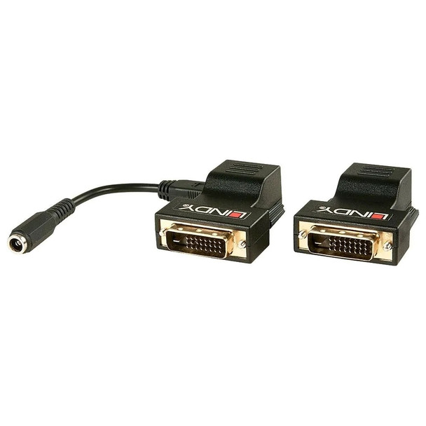 Cat6 DVI-D Single Link Extender 70m Lindy
