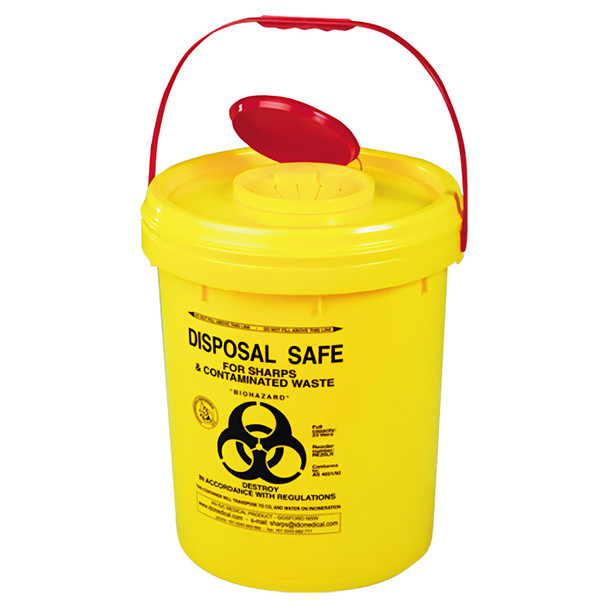 AeroHazard Sharps Disposal Container 23L | Mega Office Supplies
