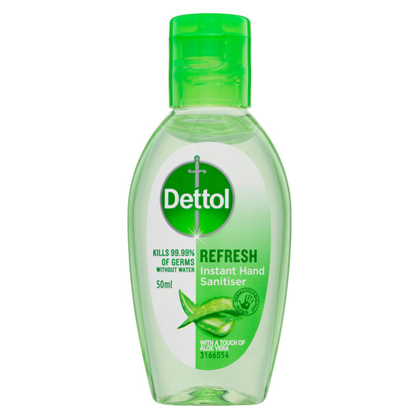Dettol Instant Hand Sanitiser Refresh 50ml x (12 x 4) | Mega Office Supplies