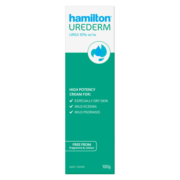 Hamilton Urederm Moisturiser Cream 100g Pack of 6