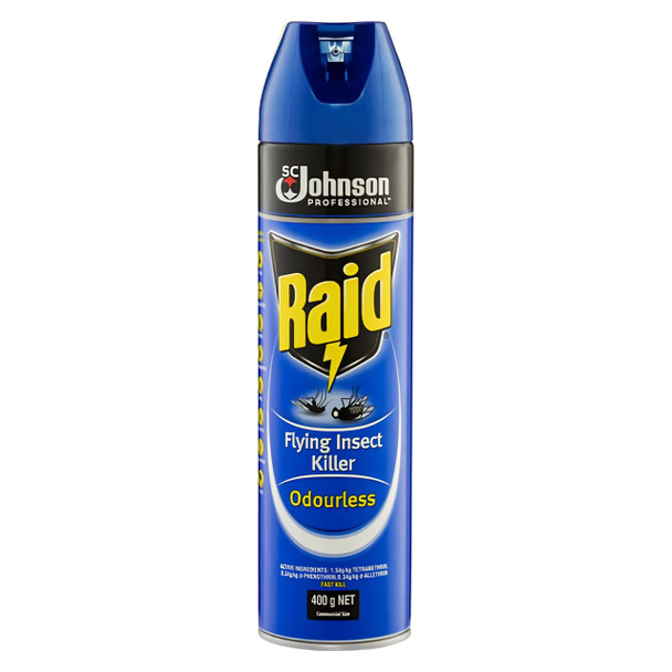 Raid Flying Insect Killer Odourless 400g x 12