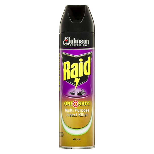Raid One Shot Multipurpose Insect Killer Citrus 375g x 12