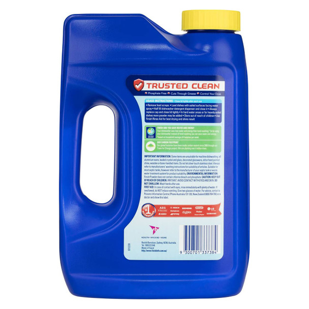 Classic Lemon Sparkle 1kg x 3 Finish Concentrated Powder