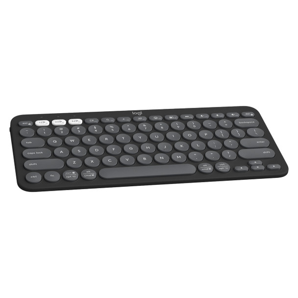 Logitech Wireless Keyboard Tonal Graphite K380S Pebble Keys 2