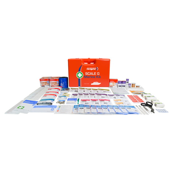 AeroKit 42.8 x 30.4 x 14.6cm Navigator Scale G Marine First Aid Kit | Mega Office Supplies