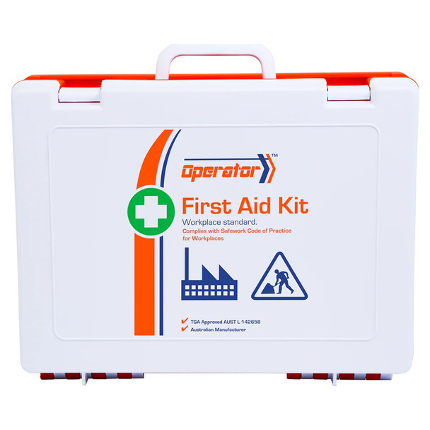 AeroKit Operator 5 Series Plastic Rugged First Aid Kit 34.5 x 10 x 26.5cm | Mega Office Supplies