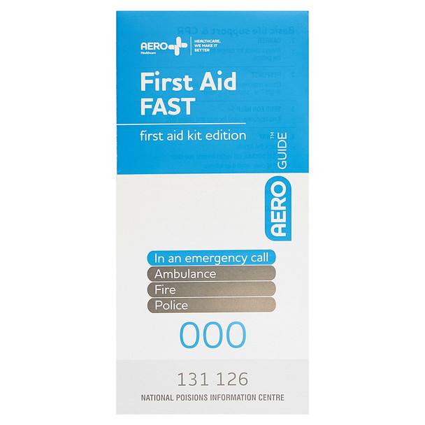 AeroGuide First Aid Leaflet (Pack of 100) | Mega Office Supplies