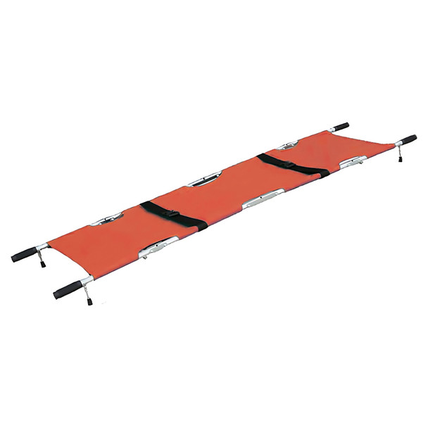 AeroRescue Alloy Quad-Fold Emergency Pole Stretcher with Carry Case | Mega Office Supplies